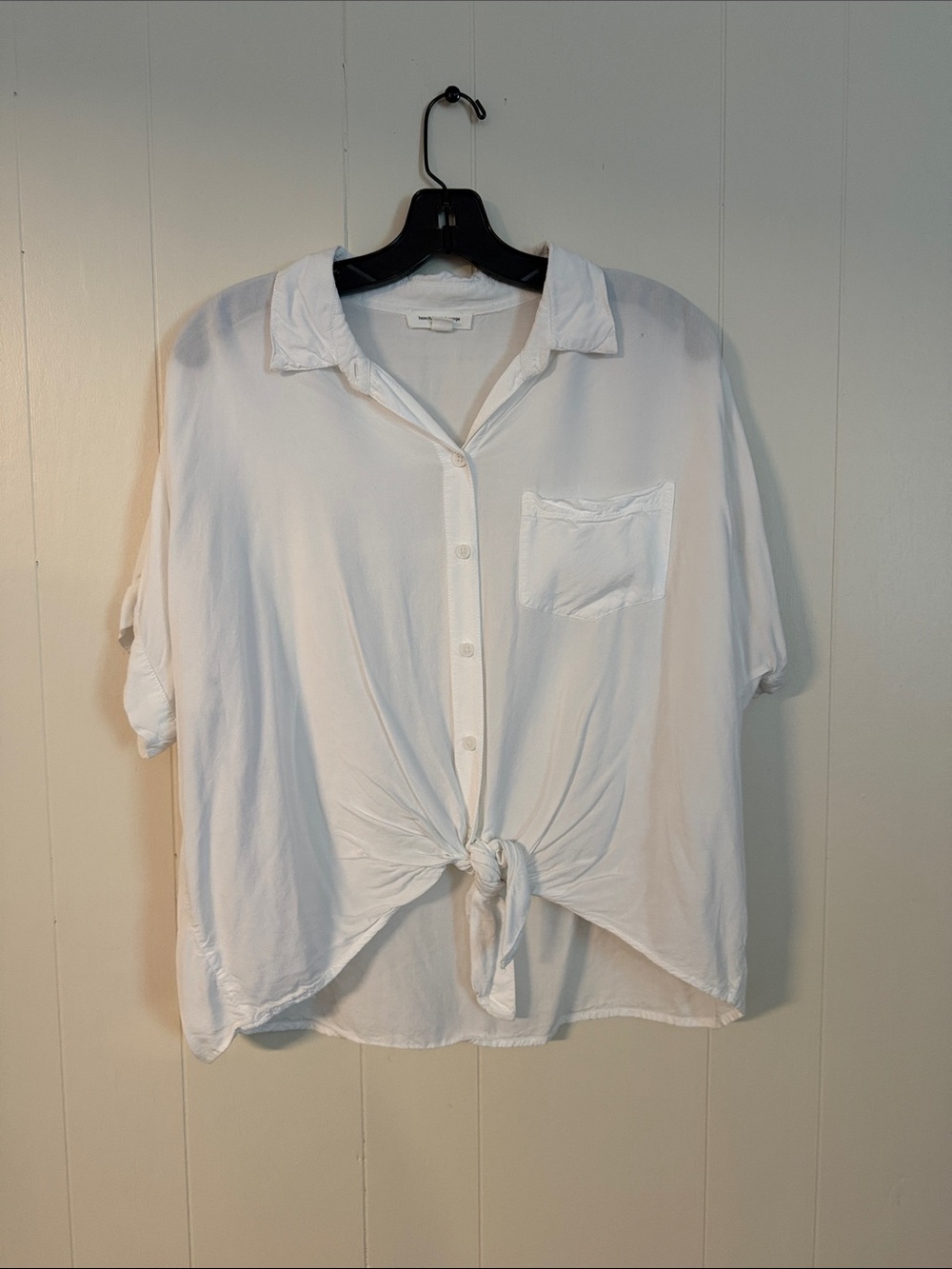 Beach Lunch Lounge Tie Button Shirt